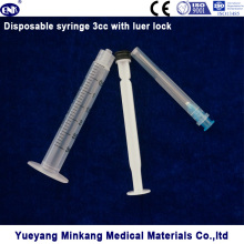 Three Parts Syringe 3ml (luer lock)